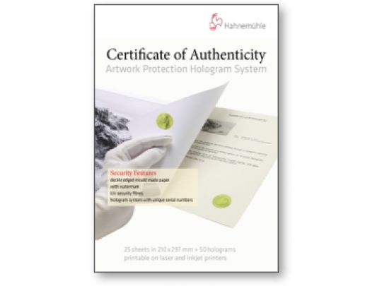 Certificate of Authenticity		